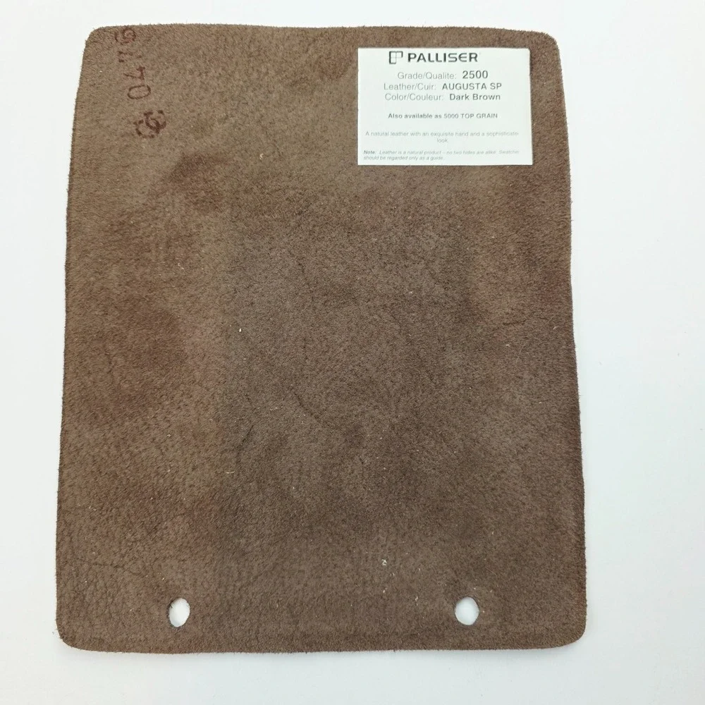 Lot Of 5 Blk Brn Leather Sample Upholstery Swatches for Bookbinding Bags Wallet